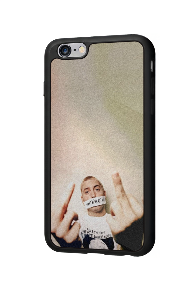 iPhone 6 Plus Uyumlu Eminem Tasarımlı Glossy Premium Kılıf