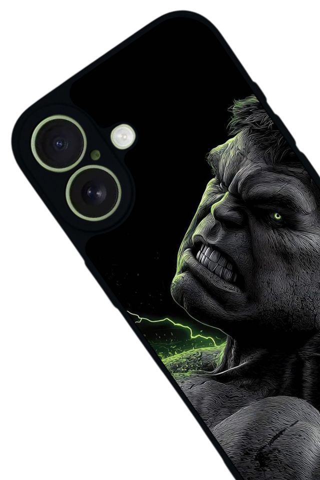 iPhone 17 Uyumlu Hulk Tasarımlı Glossy Premium Kılıf