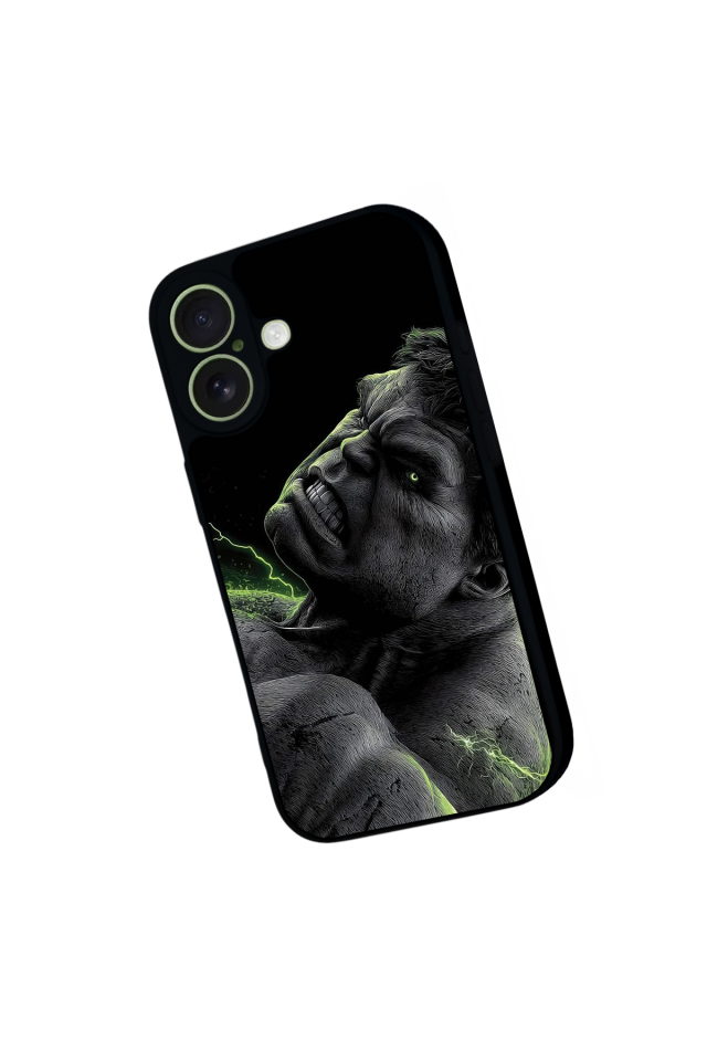 iPhone 17 Uyumlu Hulk Tasarımlı Glossy Premium Kılıf