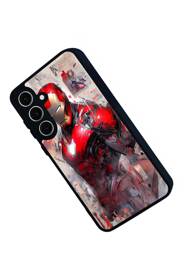 Samsung Galaxy A16 Uyumlu Iron Man ( Demir Adam ) Tasarımlı Glossy Premium Kılıf