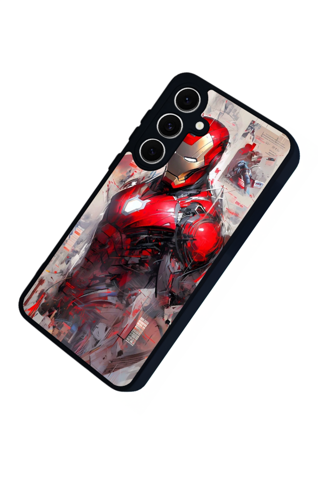 Samsung Galaxy A16 Uyumlu Iron Man ( Demir Adam ) Tasarımlı Glossy Premium Kılıf