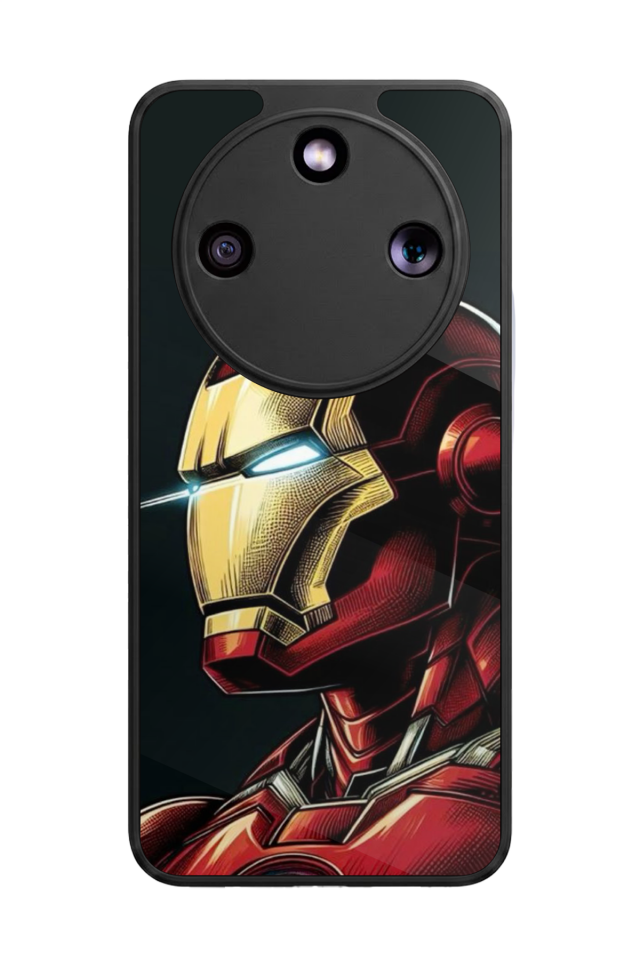 Honor Magic 8 Lite Uyumlu  Iron Man ( Demir Adam ) Tasarımlı Glossy Premium Kılıf