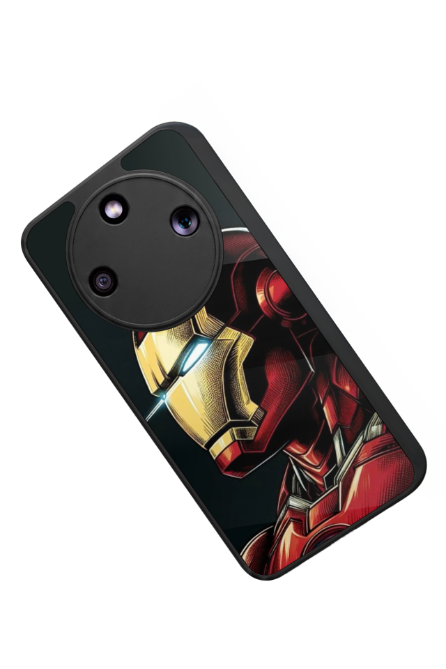 Honor Magic 8 Lite Uyumlu  Iron Man ( Demir Adam ) Tasarımlı Glossy Premium Kılıf
