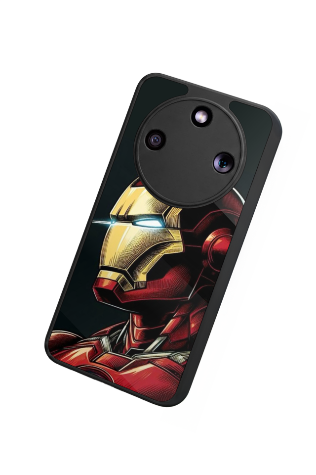 Honor Magic 8 Lite Uyumlu  Iron Man ( Demir Adam ) Tasarımlı Glossy Premium Kılıf