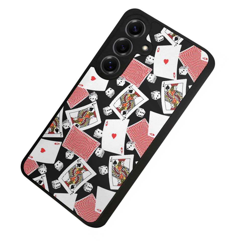 Samsung Galaxy S25 Uyumlu Kart Tasarımlı Glossy Premium Kılıf