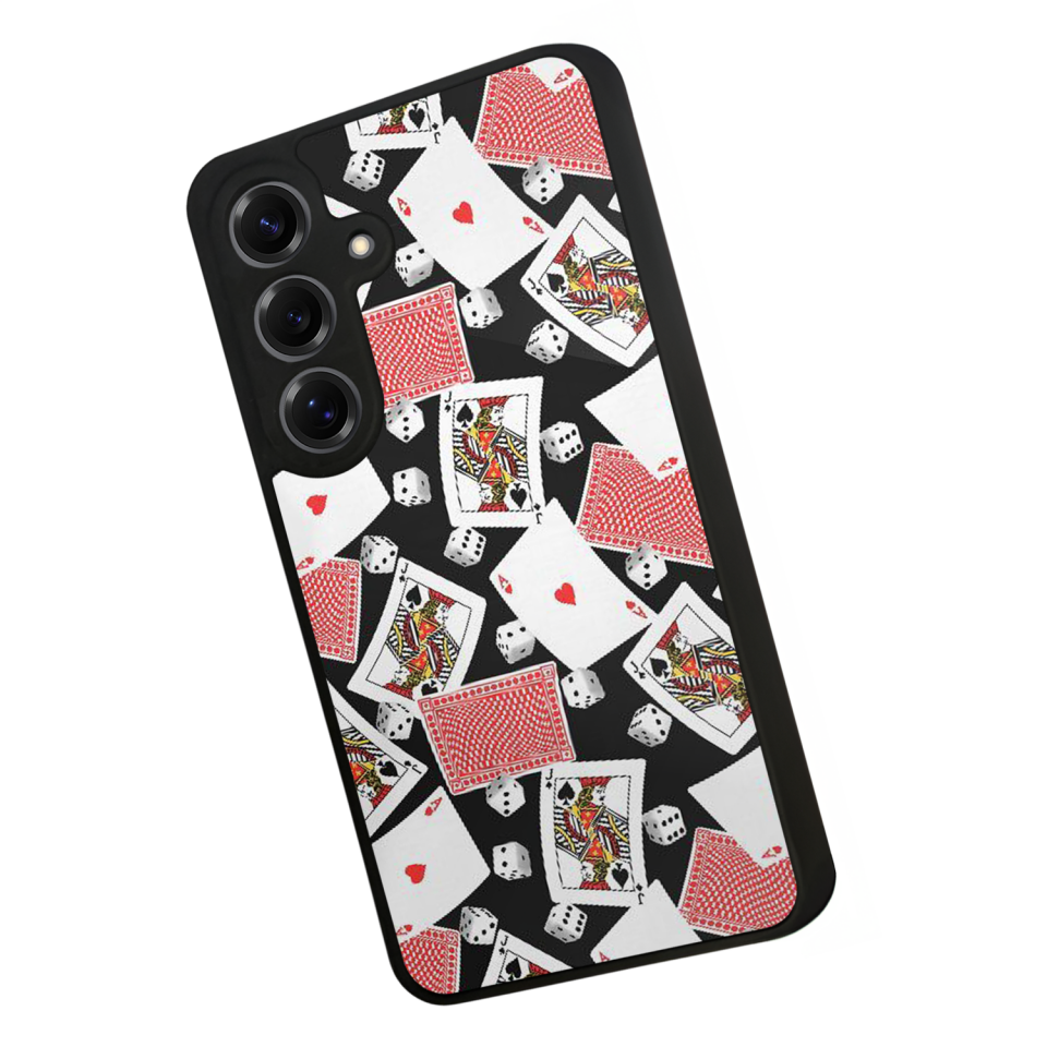 Samsung Galaxy S25 Uyumlu Kart Tasarımlı Glossy Premium Kılıf