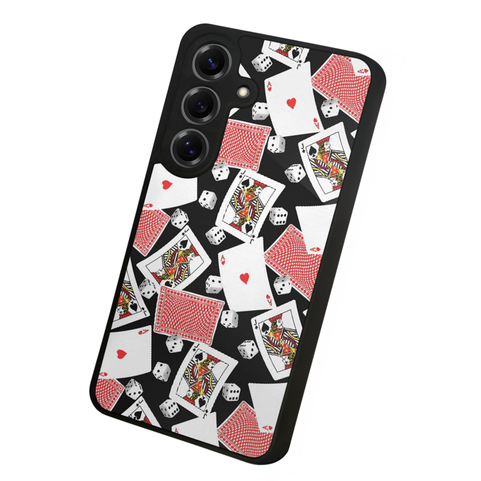 Samsung Galaxy S25 Uyumlu Kart Tasarımlı Glossy Premium Kılıf