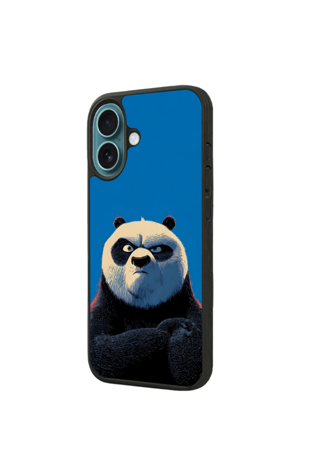 iPhone 16 Uyumlu Kung Fu Panda Tasarımlı Glossy Premium Kılıf