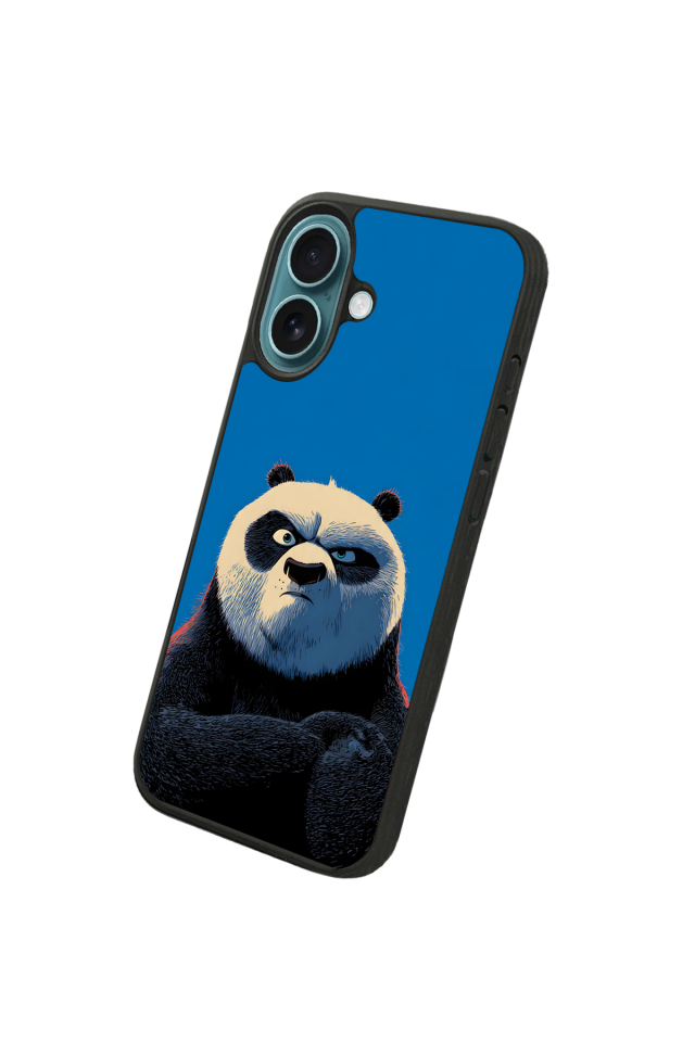 iPhone 16 Uyumlu Kung Fu Panda Tasarımlı Glossy Premium Kılıf