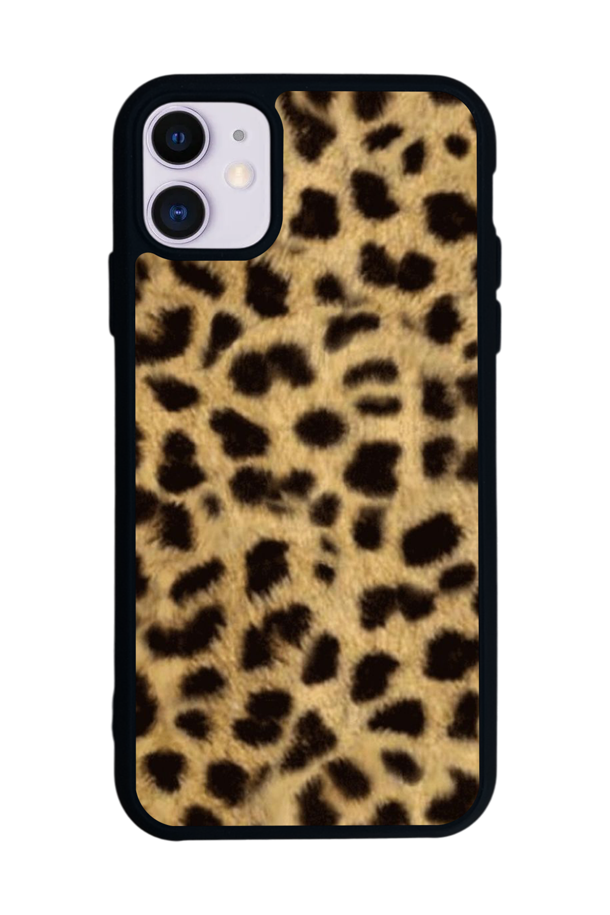 iPhone 11 Uyumlu Leopar Tasarımlı Glossy Premium Kılıf