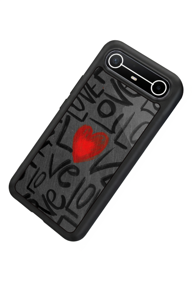 Tecno Spark Slim 5G Uyumlu Love Tasarımlı Glossy Premium Kılıf