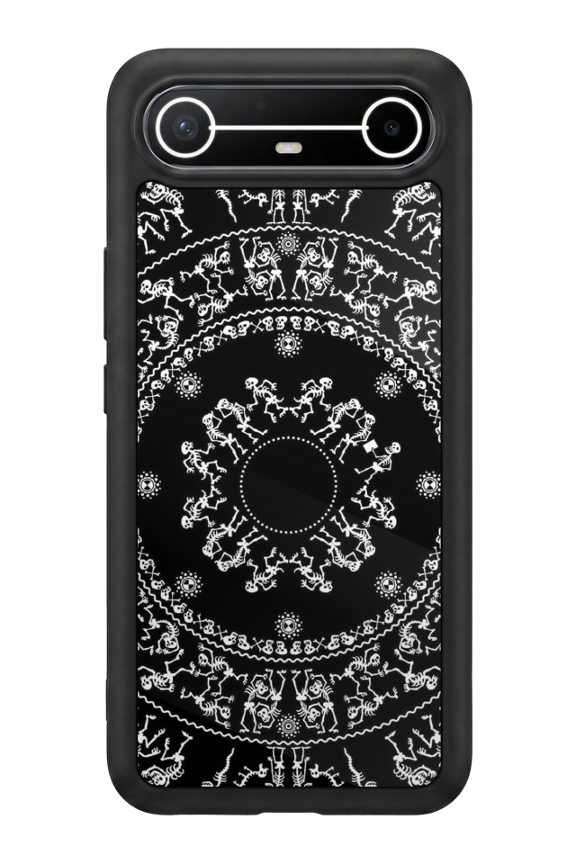 Tecno Spark Slim 5G Uyumlu Mandala Tasarımlı Glossy Premium Kılıf