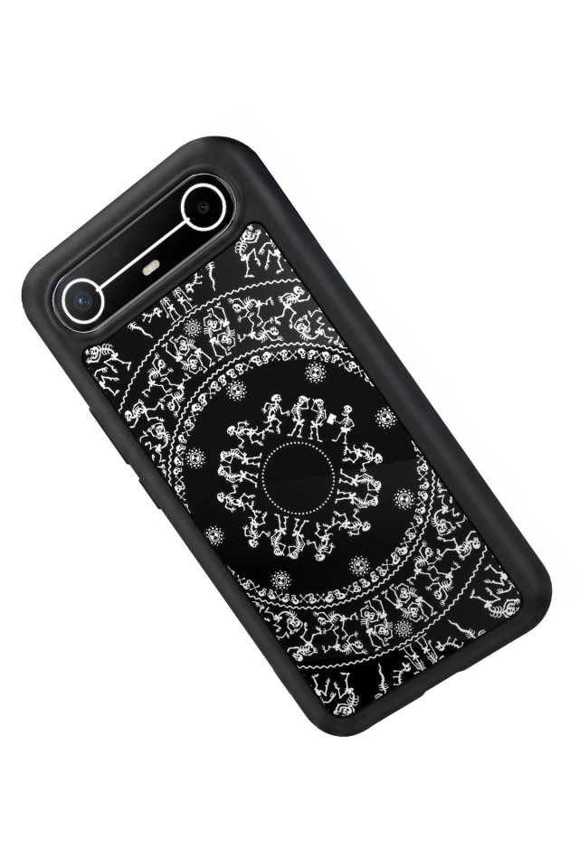 Tecno Spark Slim 5G Uyumlu Mandala Tasarımlı Glossy Premium Kılıf