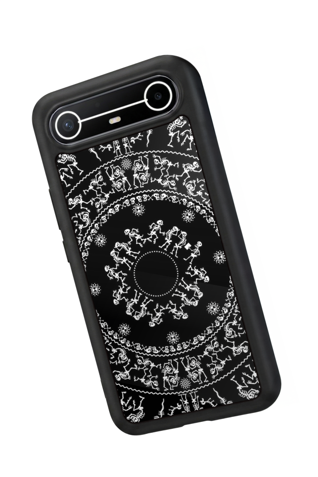 Tecno Spark Slim 5G Uyumlu Mandala Tasarımlı Glossy Premium Kılıf