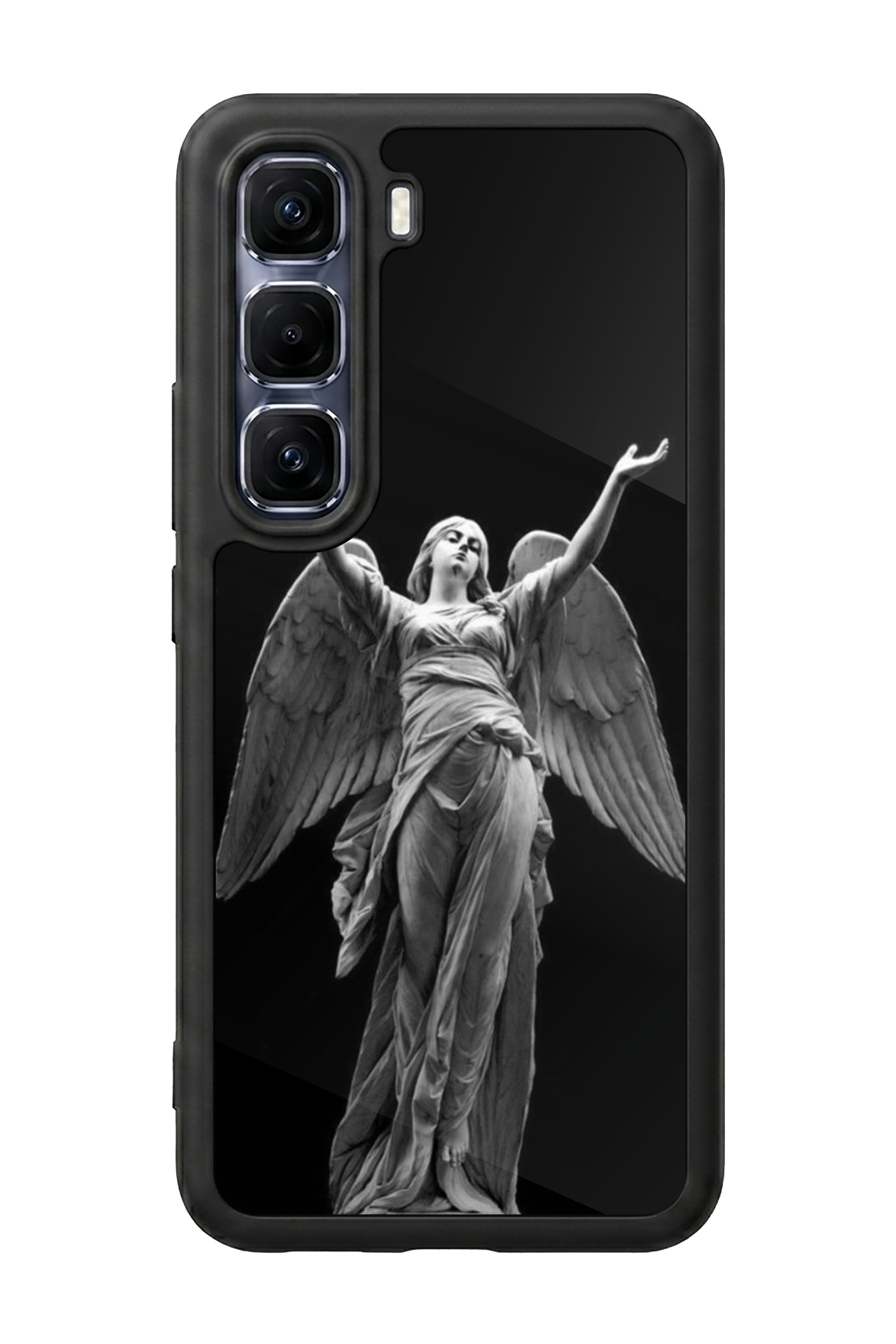 Infinix Hot 60 Pro Plus Uyumlu Melek Tasarımlı Glossy Premium Kılıf