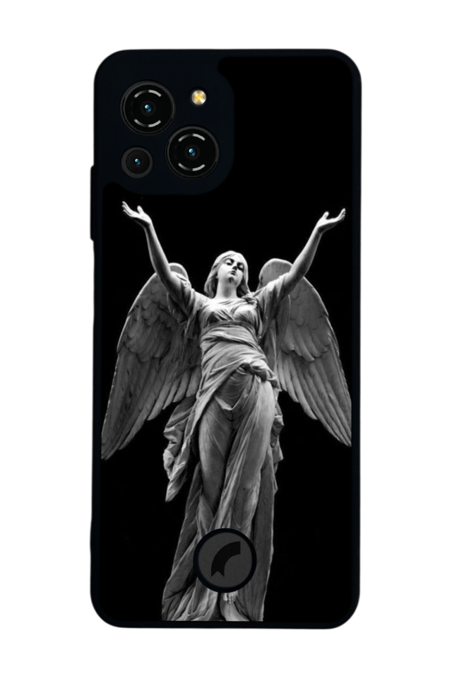 Reeder S23 Pro Max Uyumlu Melek Tasarımlı Glossy Premium Kılıf