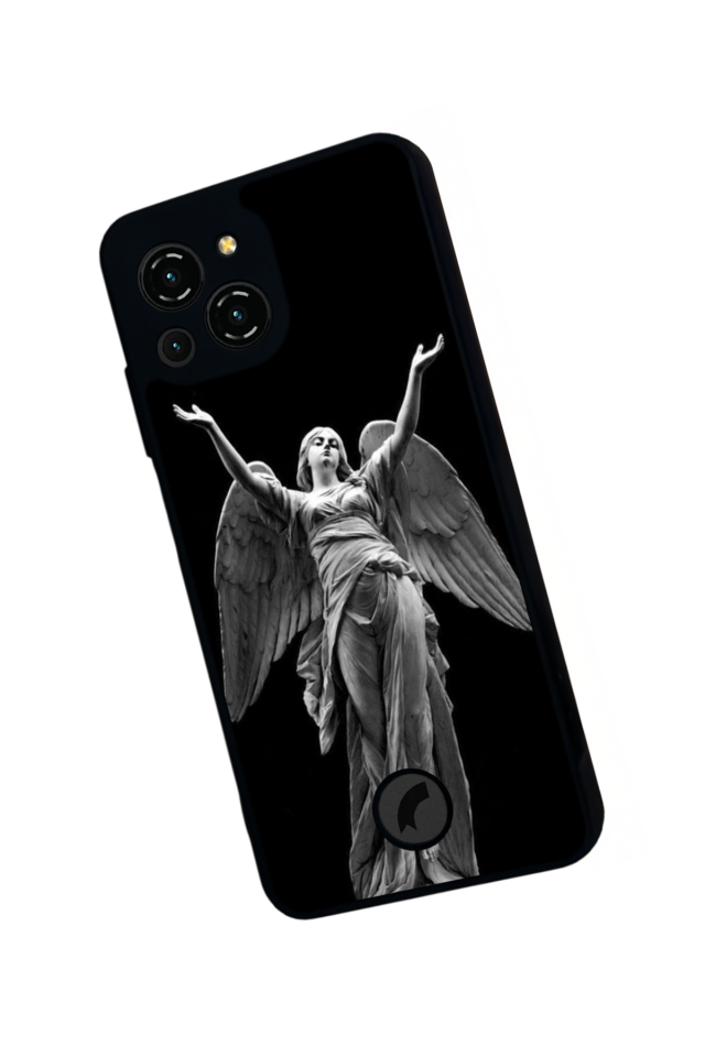 Reeder S23 Pro Max Uyumlu Melek Tasarımlı Glossy Premium Kılıf