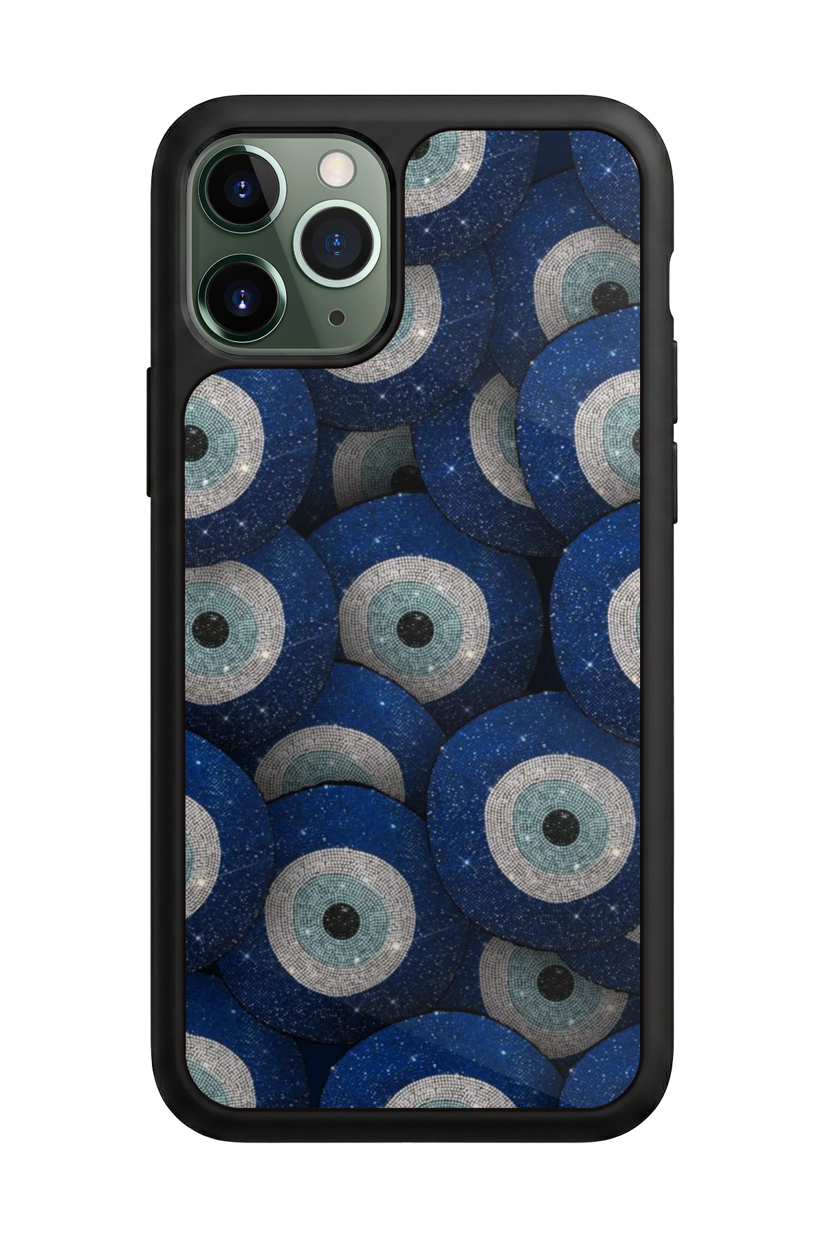 iPhone 11 Pro Uyumlu Nazar Tasarımlı Glossy Premium Kılıf