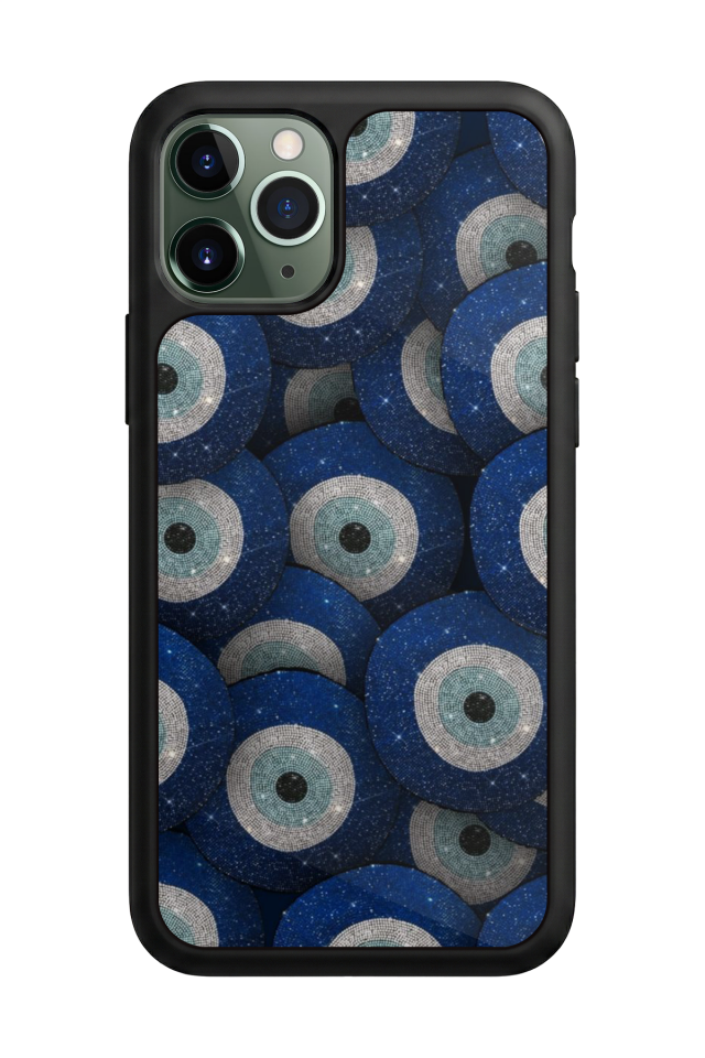 iPhone 11 Pro Uyumlu Nazar Tasarımlı Glossy Premium Kılıf