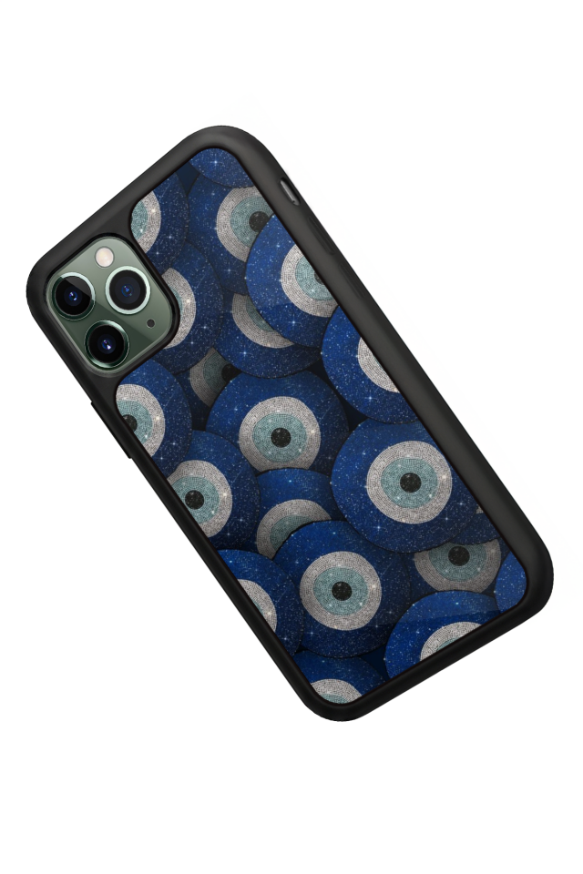 iPhone 11 Pro Uyumlu Nazar Tasarımlı Glossy Premium Kılıf