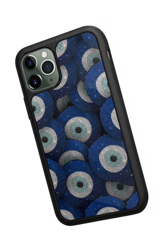 iPhone 11 Pro Uyumlu Nazar Tasarımlı Glossy Premium Kılıf