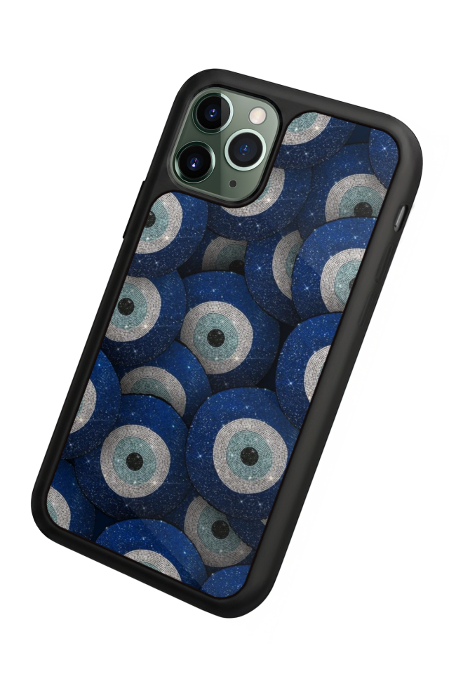 iPhone 11 Pro Uyumlu Nazar Tasarımlı Glossy Premium Kılıf