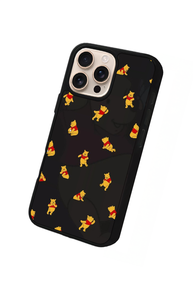 iPhone 14 Pro Uyumlu Winnie Tasarımlı Glossy Premium Kılıf