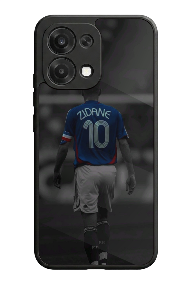 Oppo A6 Pro Uyumlu Zidane Tasarımlı Glossy Premium Kılıf