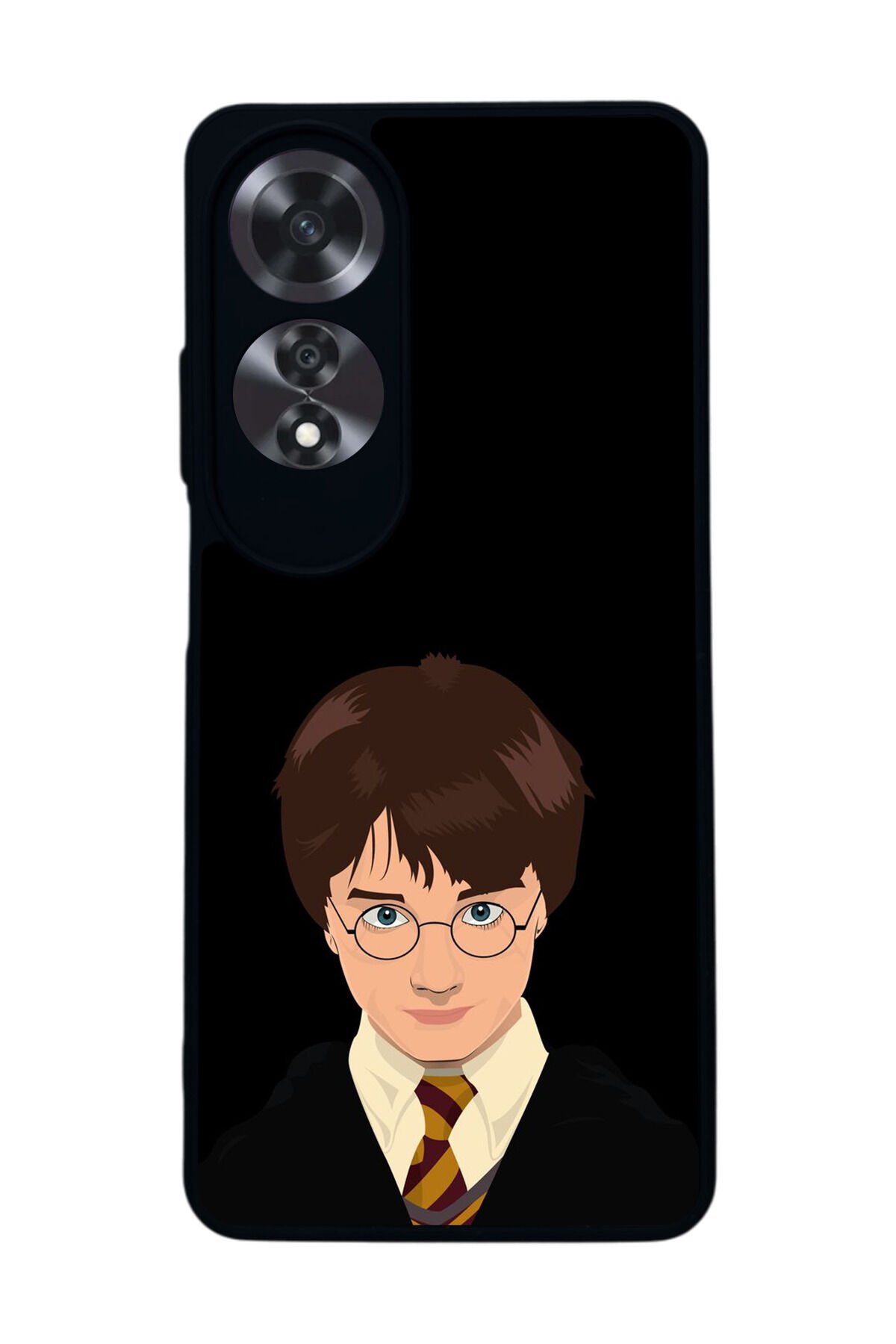 Oppo A60 Mat Siyah uyumlu Kılıf – Yumuşak Silikon, Koruyucu, Şok Emici Kapak