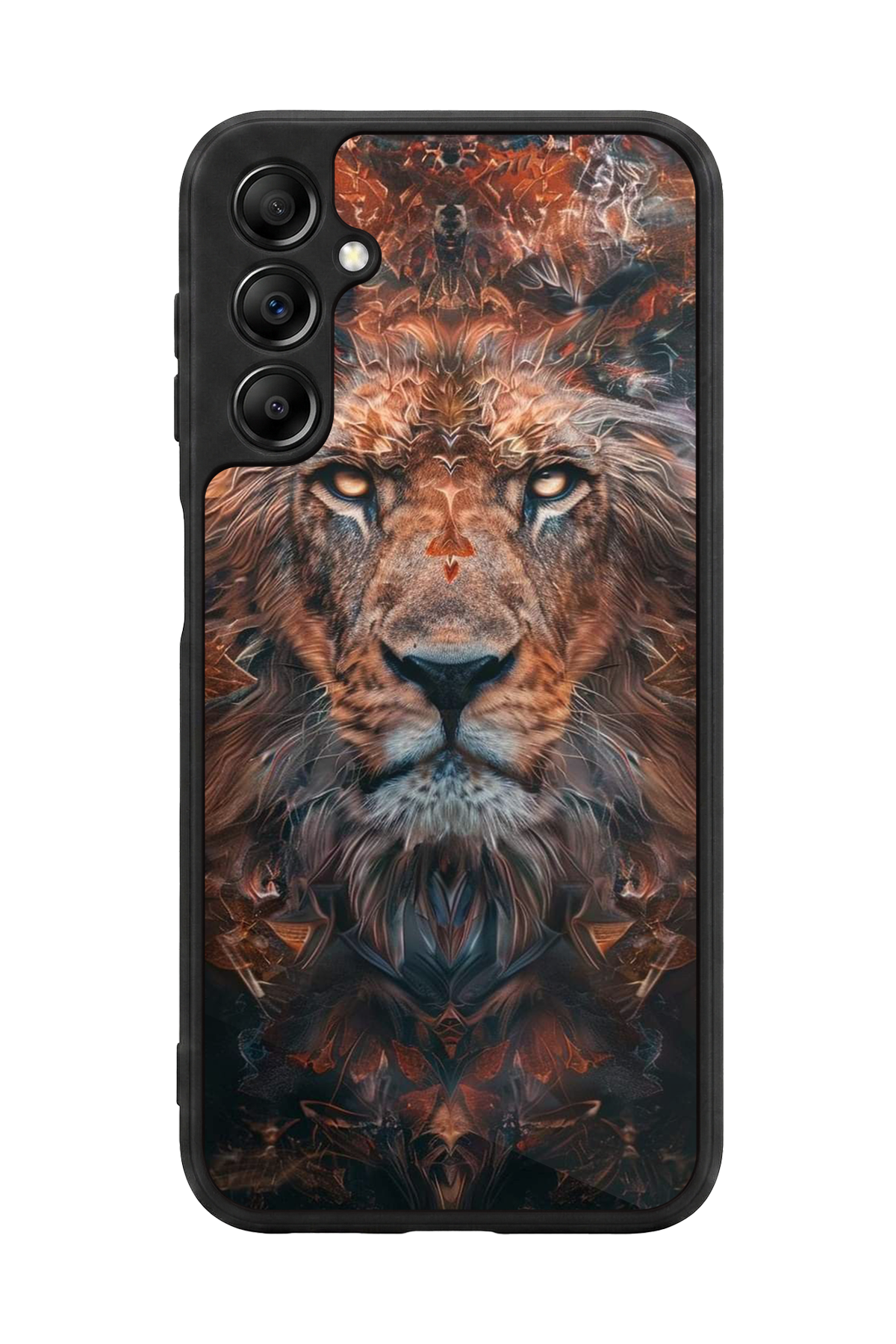 Samsung Galaxy A14 Uyumlu Aslan Tasarımlı Glossy Premium Kılıf