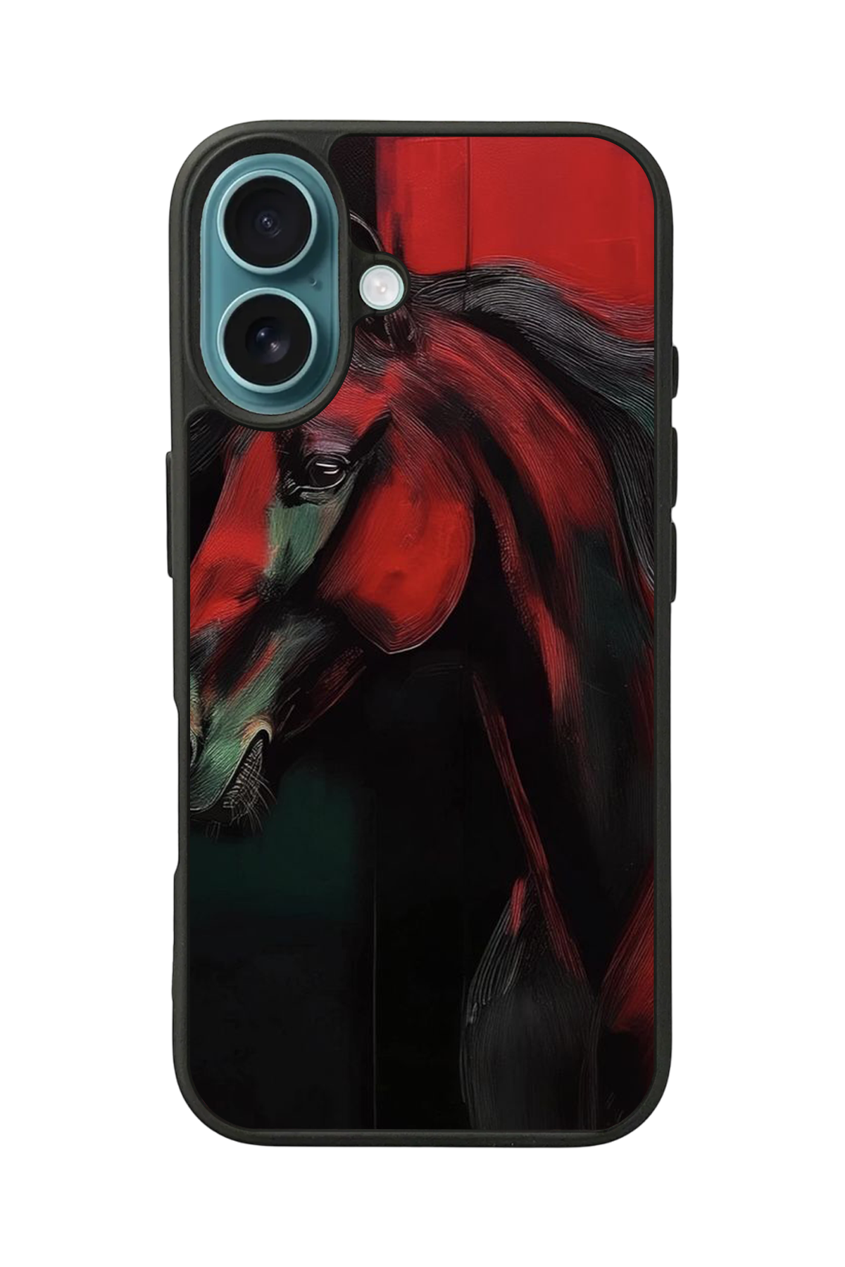 iPhone 16 Plus Uyumlu At Horse Tasarımlı Glossy Premium Kılıf