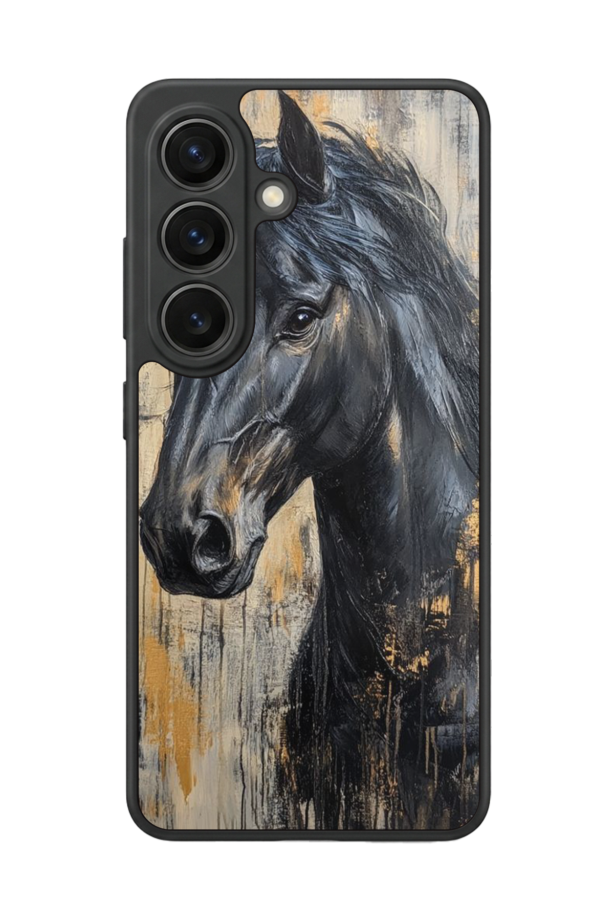 Samsung Galaxy S26 Uyumlu At Horse Tasarımlı Glossy Premium Kılıf