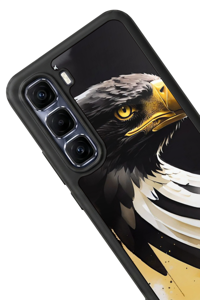 Infinix Hot 60 Pro Plus Uyumlu Besiktas Tasarımlı Glossy Premium Kılıf