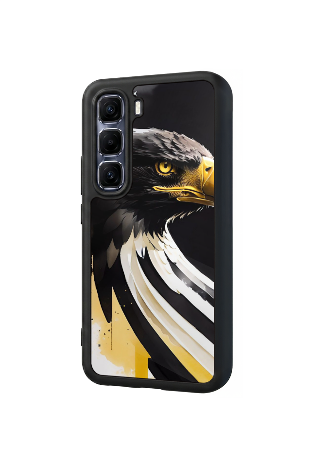 Infinix Hot 60 Pro Plus Uyumlu Besiktas Tasarımlı Glossy Premium Kılıf