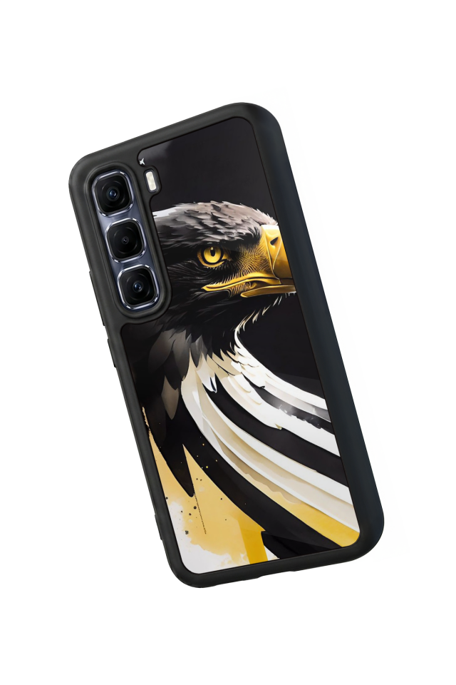 Infinix Hot 60 Pro Plus Uyumlu Besiktas Tasarımlı Glossy Premium Kılıf