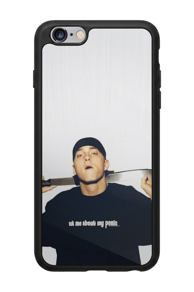 iPhone 6 Plus Uyumlu Eminem Tasarımlı Glossy Premium Kılıf