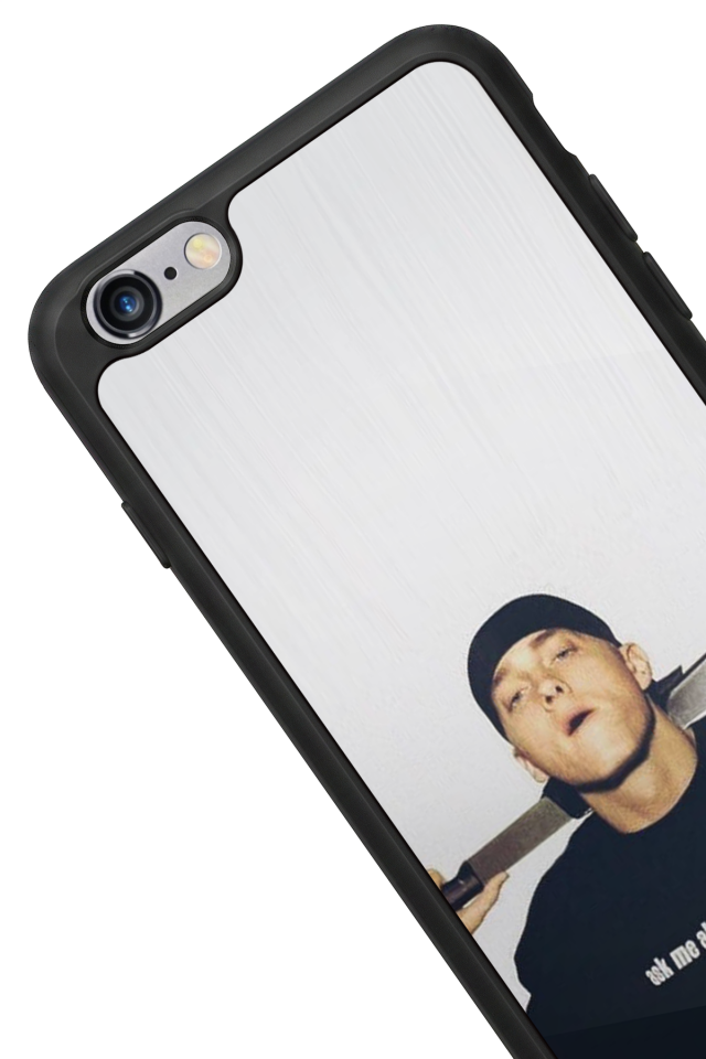 iPhone 6 Plus Uyumlu Eminem Tasarımlı Glossy Premium Kılıf