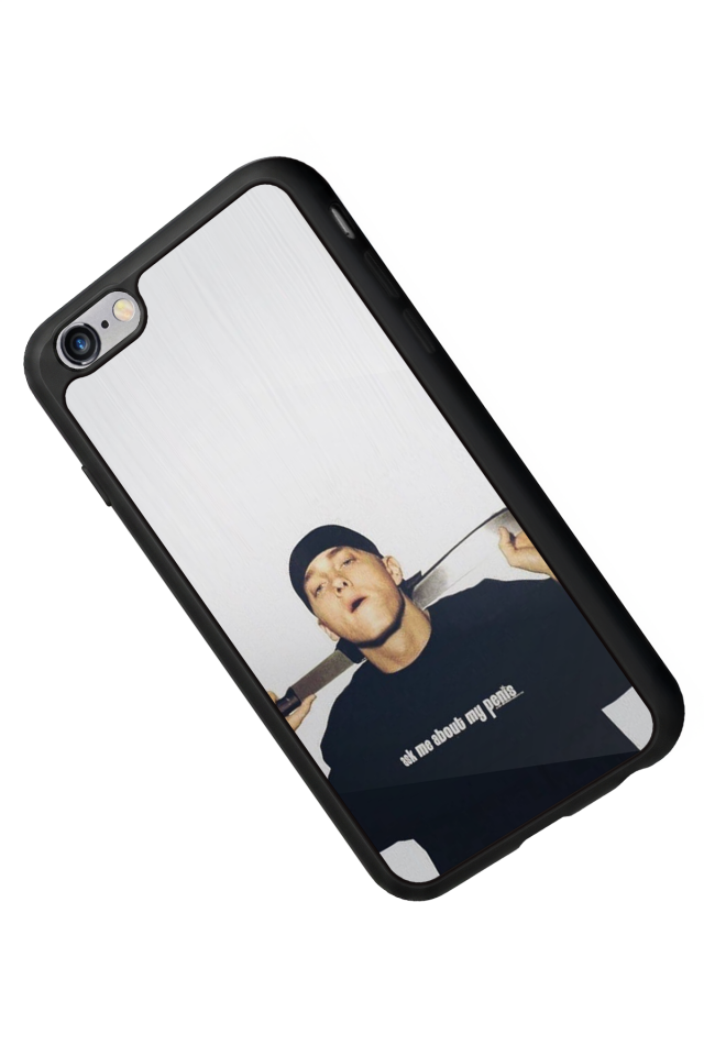 iPhone 6 Plus Uyumlu Eminem Tasarımlı Glossy Premium Kılıf