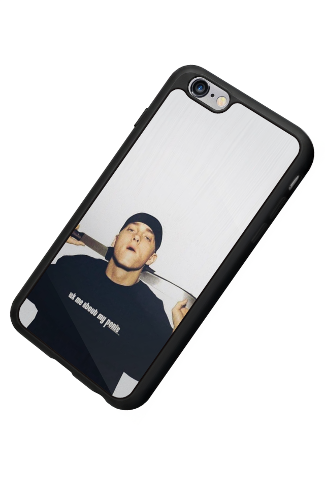 iPhone 6 Plus Uyumlu Eminem Tasarımlı Glossy Premium Kılıf