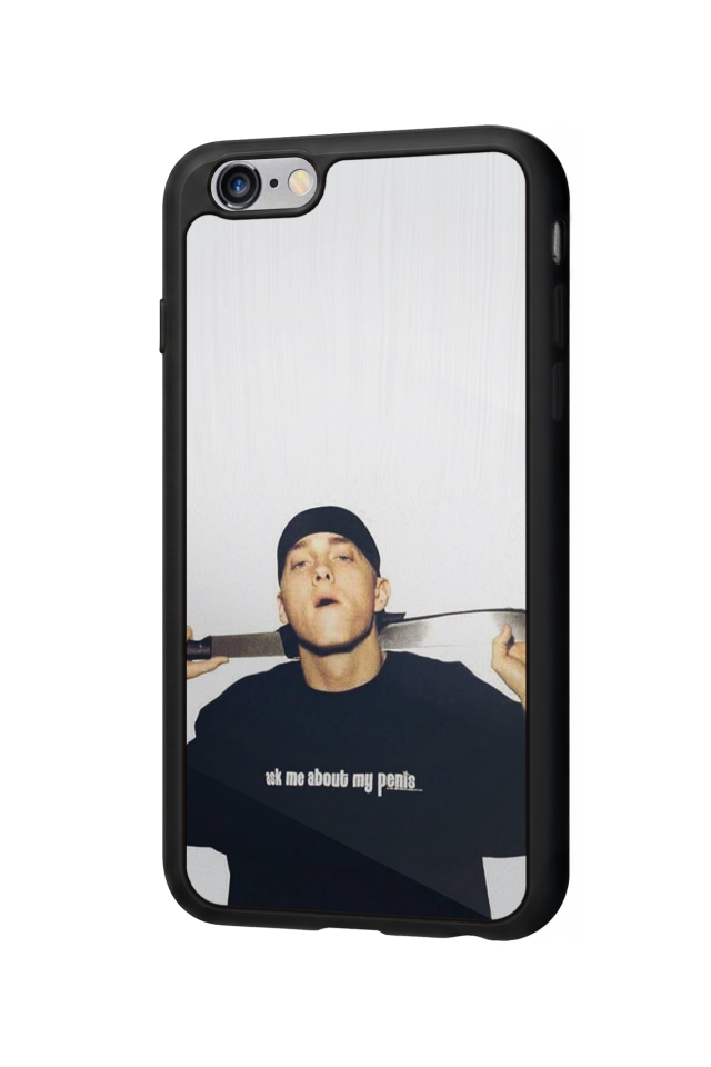 iPhone 6 Plus Uyumlu Eminem Tasarımlı Glossy Premium Kılıf
