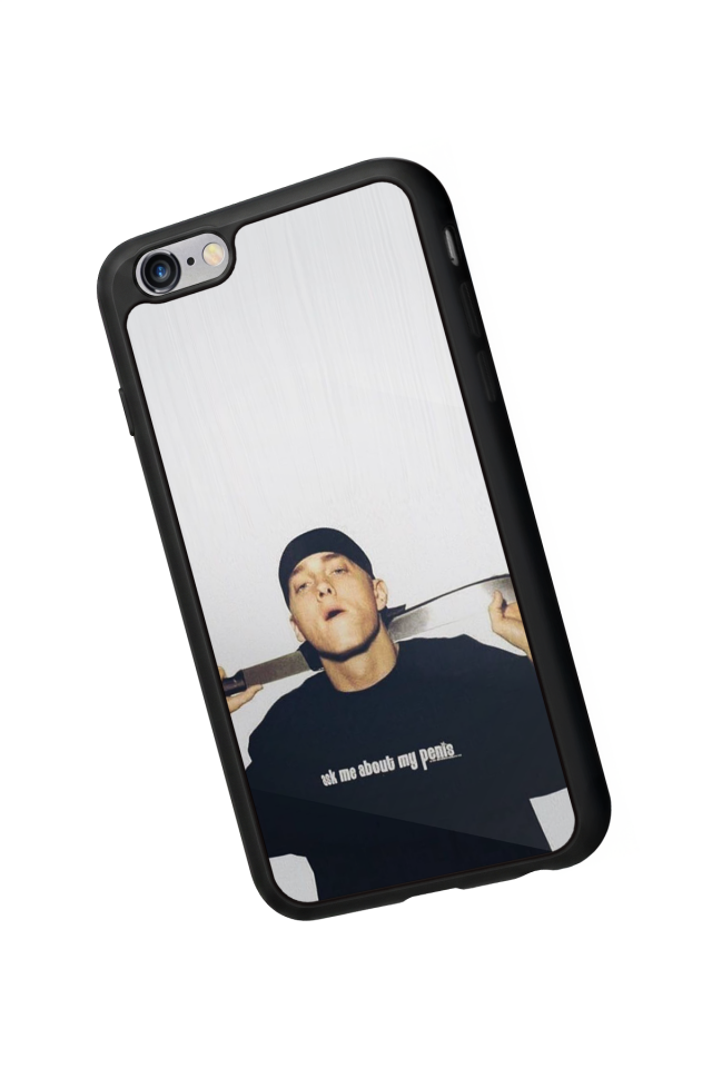 iPhone 6 Plus Uyumlu Eminem Tasarımlı Glossy Premium Kılıf