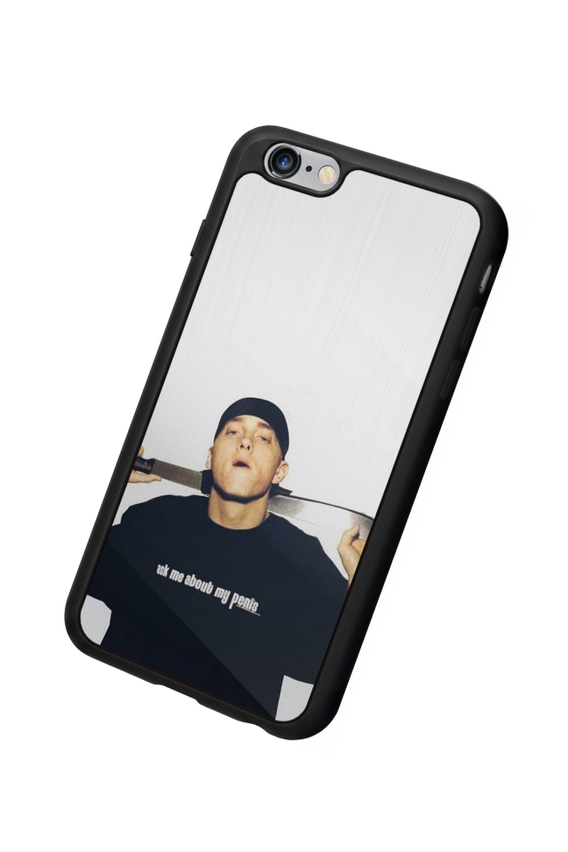 iPhone 6 Plus Uyumlu Eminem Tasarımlı Glossy Premium Kılıf
