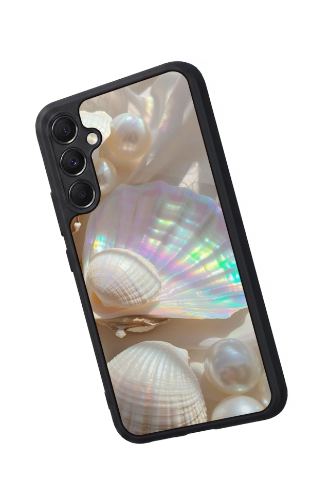 Samsung Galaxy M34 Uyumlu  İnci Tasarımlı Glossy Premium Kılıf