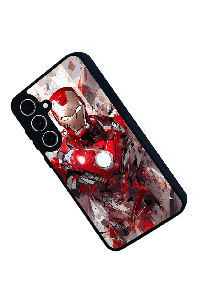Samsung Galaxy A16 Uyumlu Iron Man ( Demir Adam ) Tasarımlı Glossy Premium Kılıf