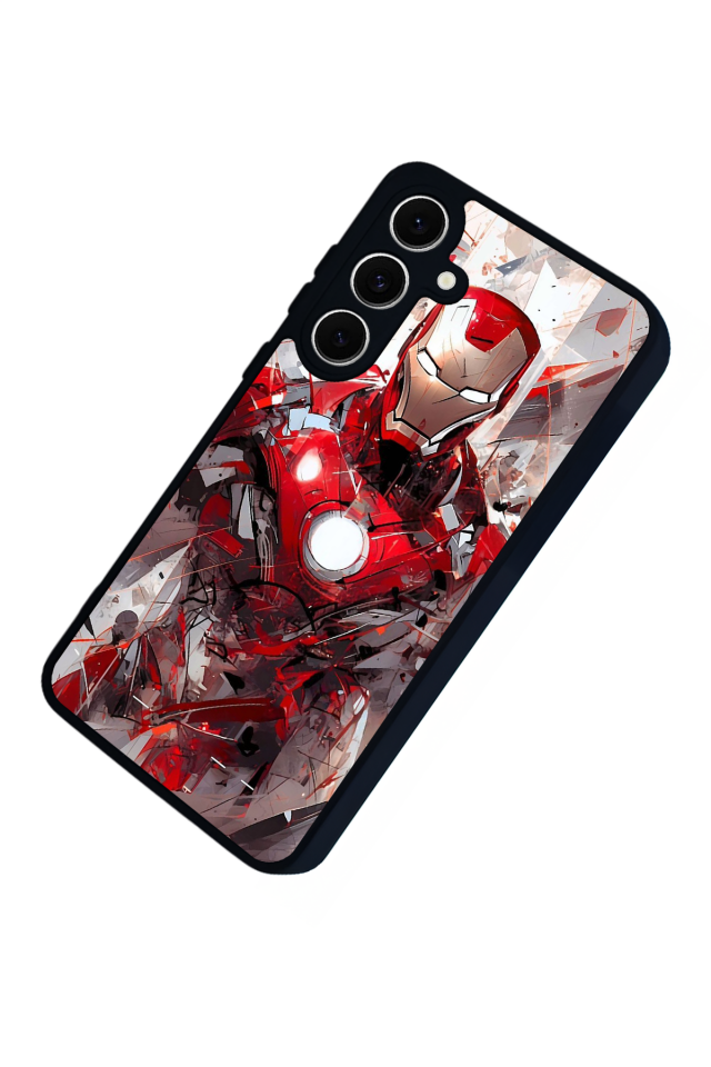 Samsung Galaxy A16 Uyumlu Iron Man ( Demir Adam ) Tasarımlı Glossy Premium Kılıf