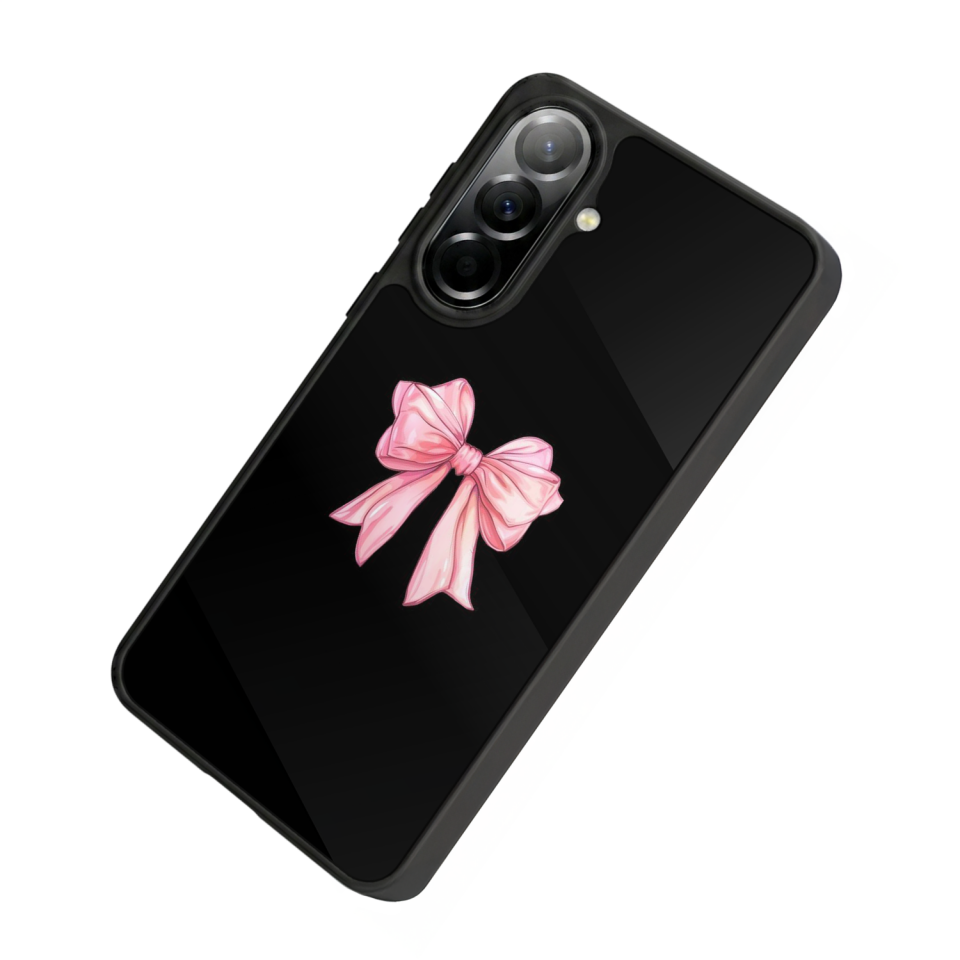 Samsung Galaxy A57 Uyumlu Kurdele Tasarımlı Glossy Premium Kılıf