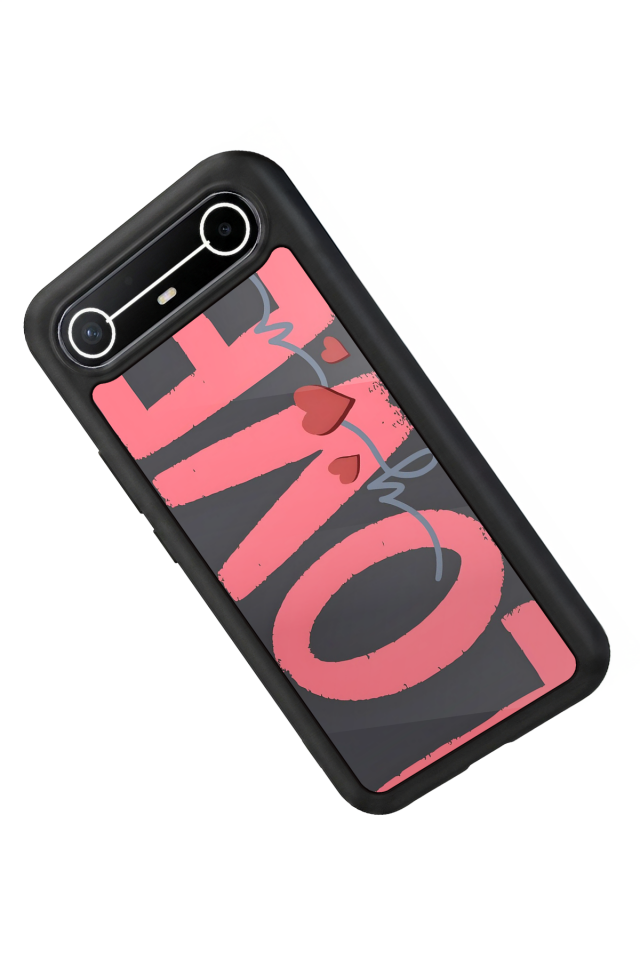 Tecno Spark Slim 5G Uyumlu Love Tasarımlı Glossy Premium Kılıf