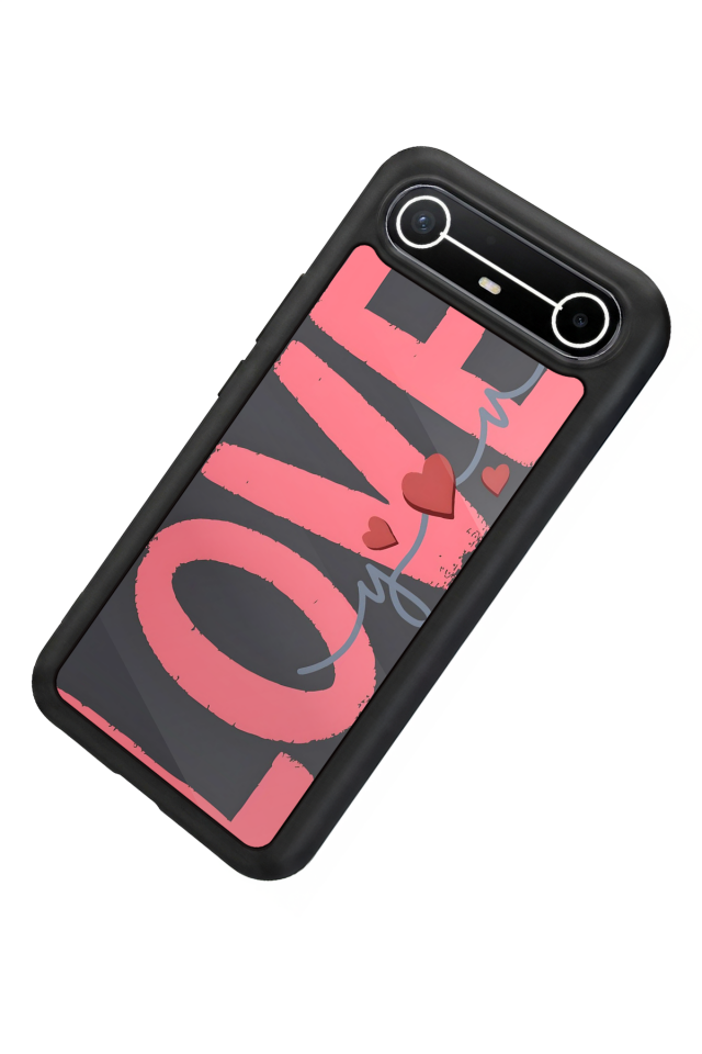 Tecno Spark Slim 5G Uyumlu Love Tasarımlı Glossy Premium Kılıf