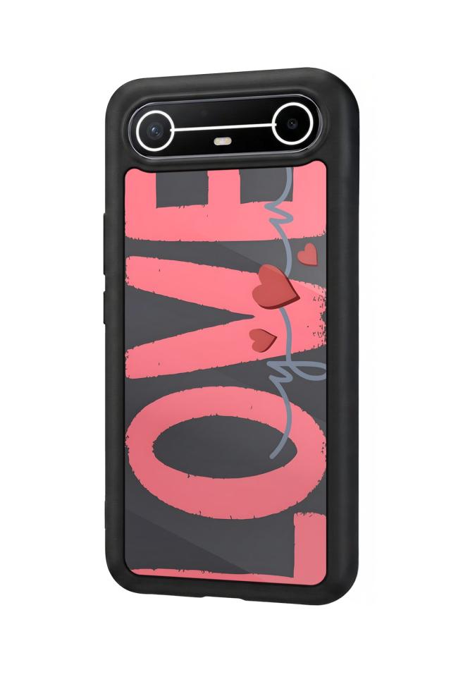 Tecno Spark Slim 5G Uyumlu Love Tasarımlı Glossy Premium Kılıf