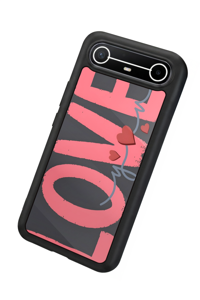 Tecno Spark Slim 5G Uyumlu Love Tasarımlı Glossy Premium Kılıf